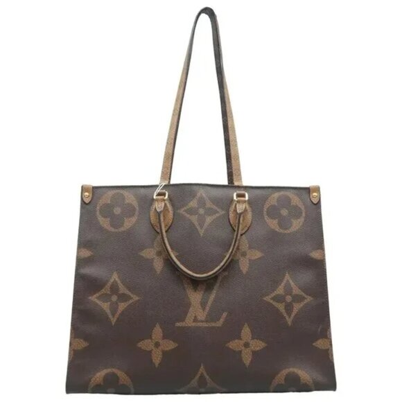 100% Authentic Louis Vuitton Onthego Brown Monogram Canvas Tote 1699-082824 - Picture 1 of 12